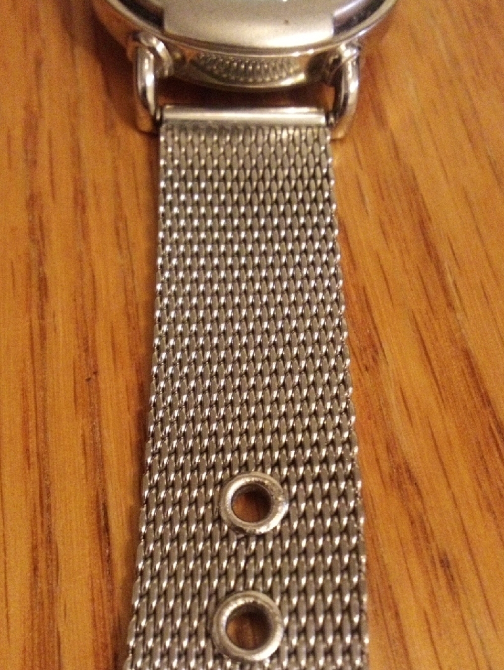 Timex Silver Case White Dial Mesh Band Watch - Picture 5 of 9